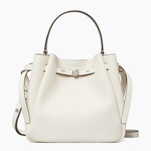 BRAND NEW never used. Tory Burch mini bucket bag. Light Cream.